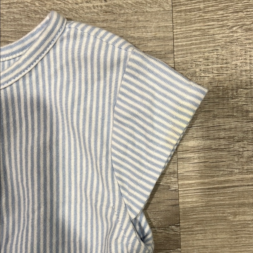 Striped Ruffle Kids Top - Picture 4 of 4